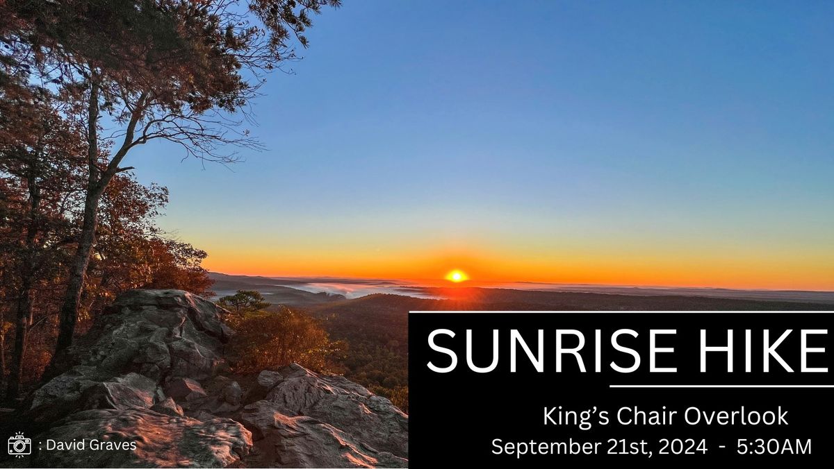 Sunrise Hike to King's Chair Overlook 