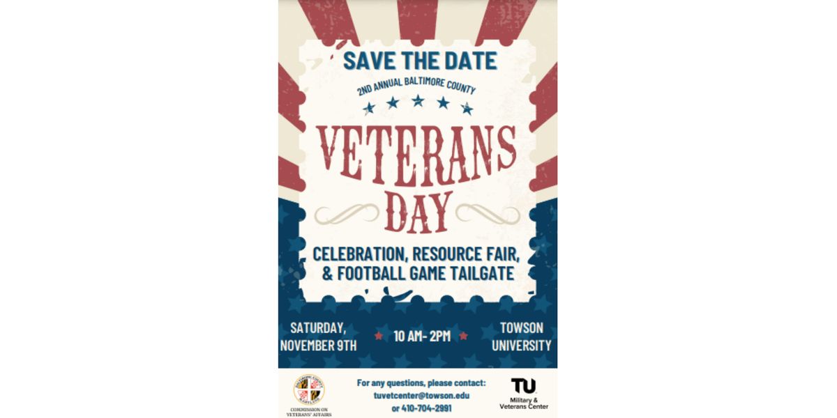 BALTIMORE COUNT VETERANS DAY, RESOURCE FAIR & FOOTBALL GAME TAILGATE