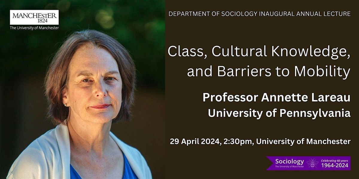 Department of Sociology Inaugural Annual Lecture
