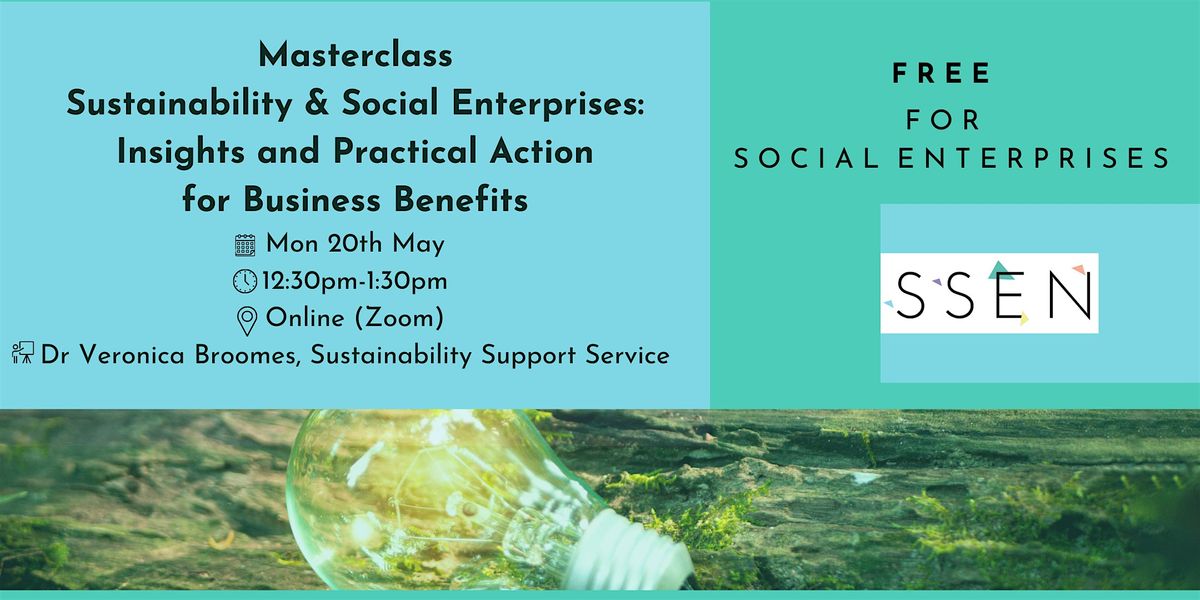 Masterclass: Sustainability and Social Enterprises