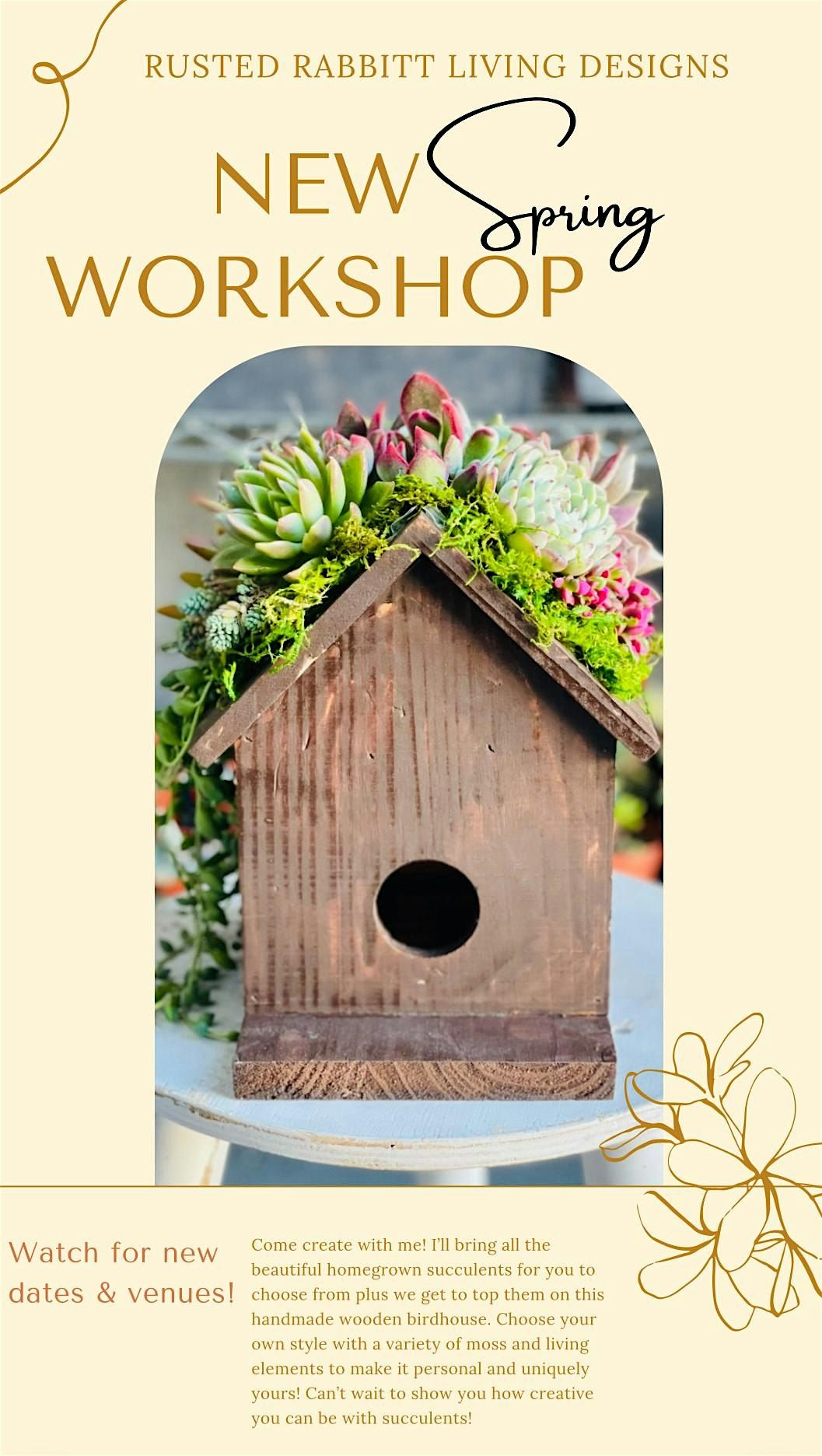 Wine & Design Living Succulent Birdhouse