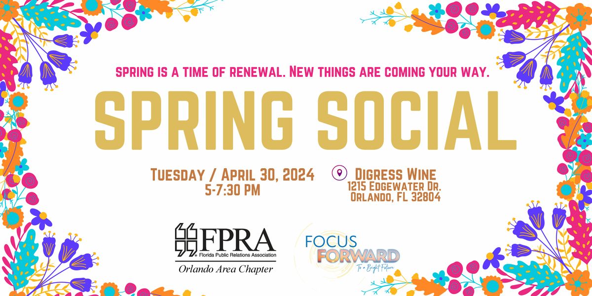 FPRA Orlando Spring Social