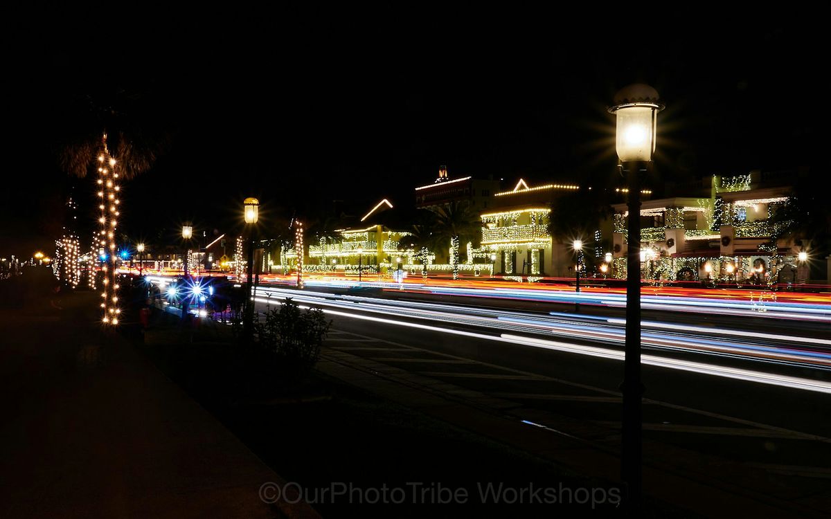 St. Augustine Holiday Lights Dec 2024 Photo Workshop  with OurPhotoTribe