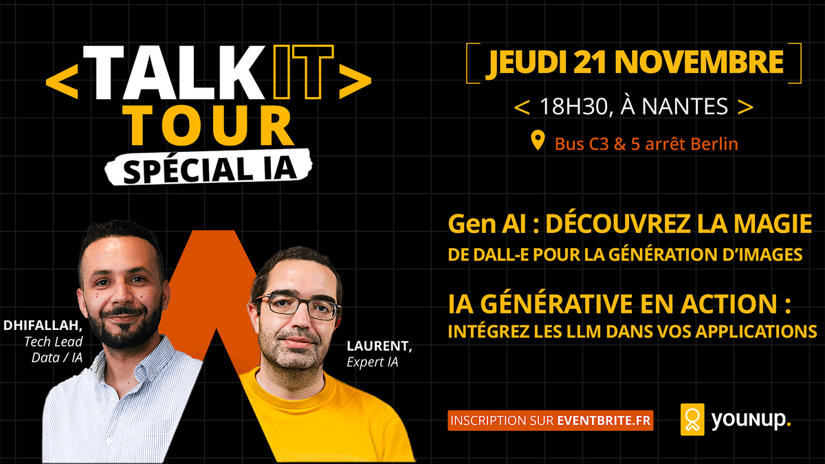 TALK IT Tour Nantes - sp\u00e9cial IA