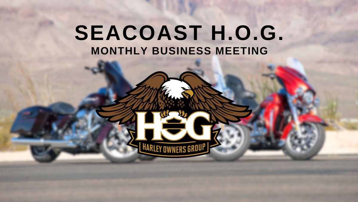 Seacoast H.O.G. Chapter Business Meeting 