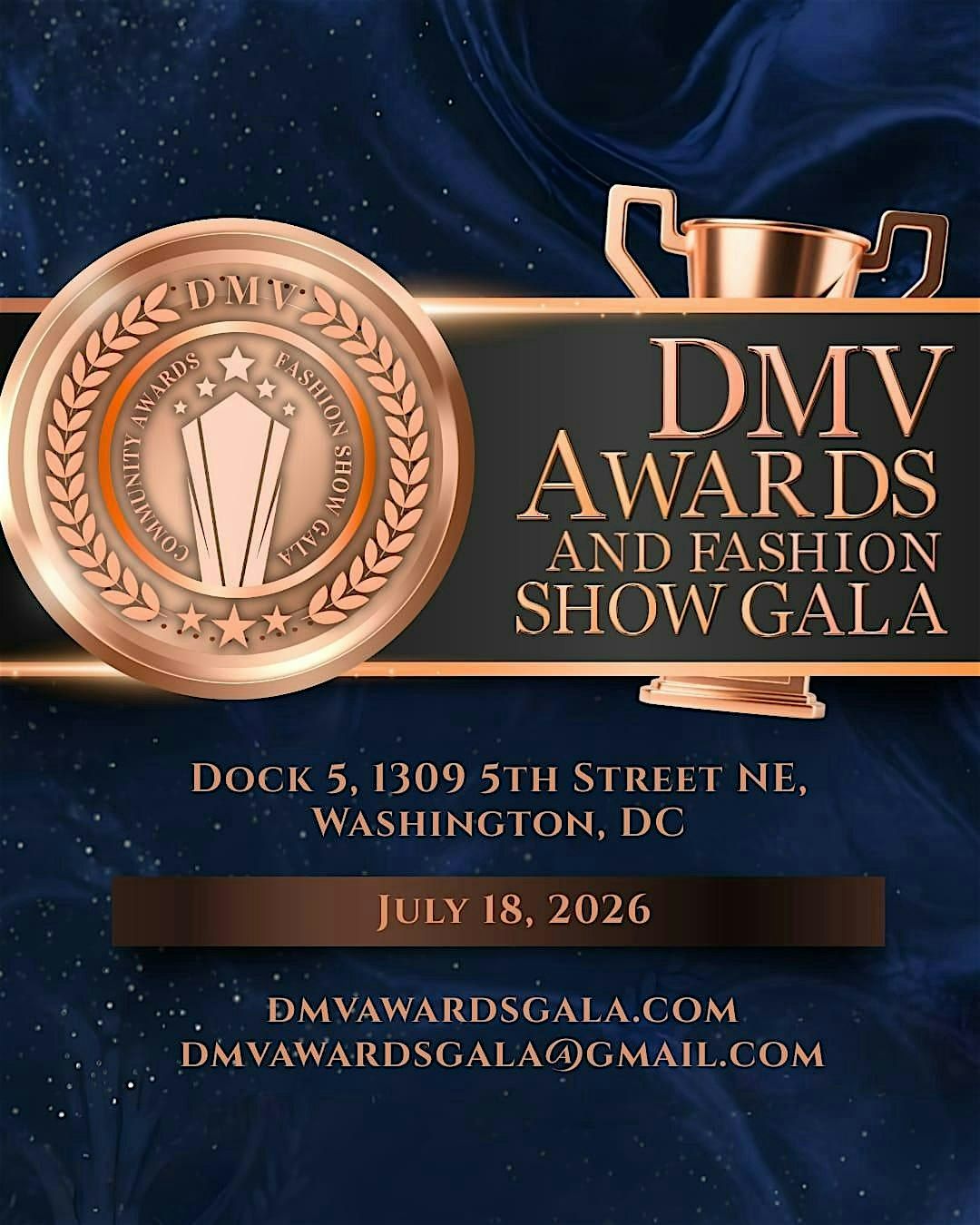 3rd Annual DMV Community Awards and Fashion Show Gala