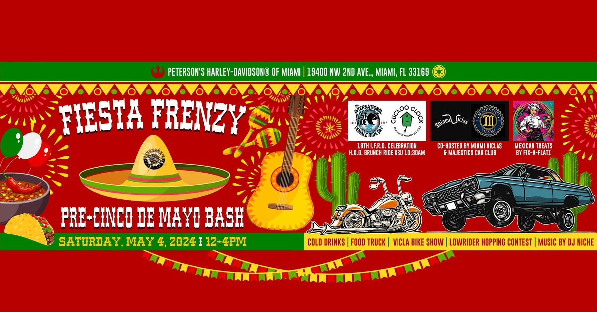 Fiesta Frenzy: Pre-Cinco de Mayo Bash @ Miami Store!