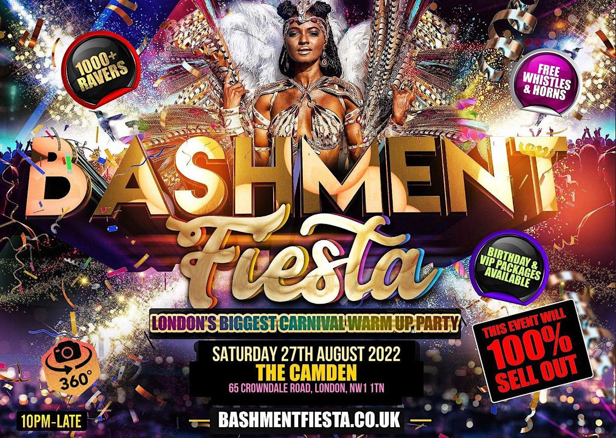 Bashment Fiesta - Pre Carnival Warm Up Party
