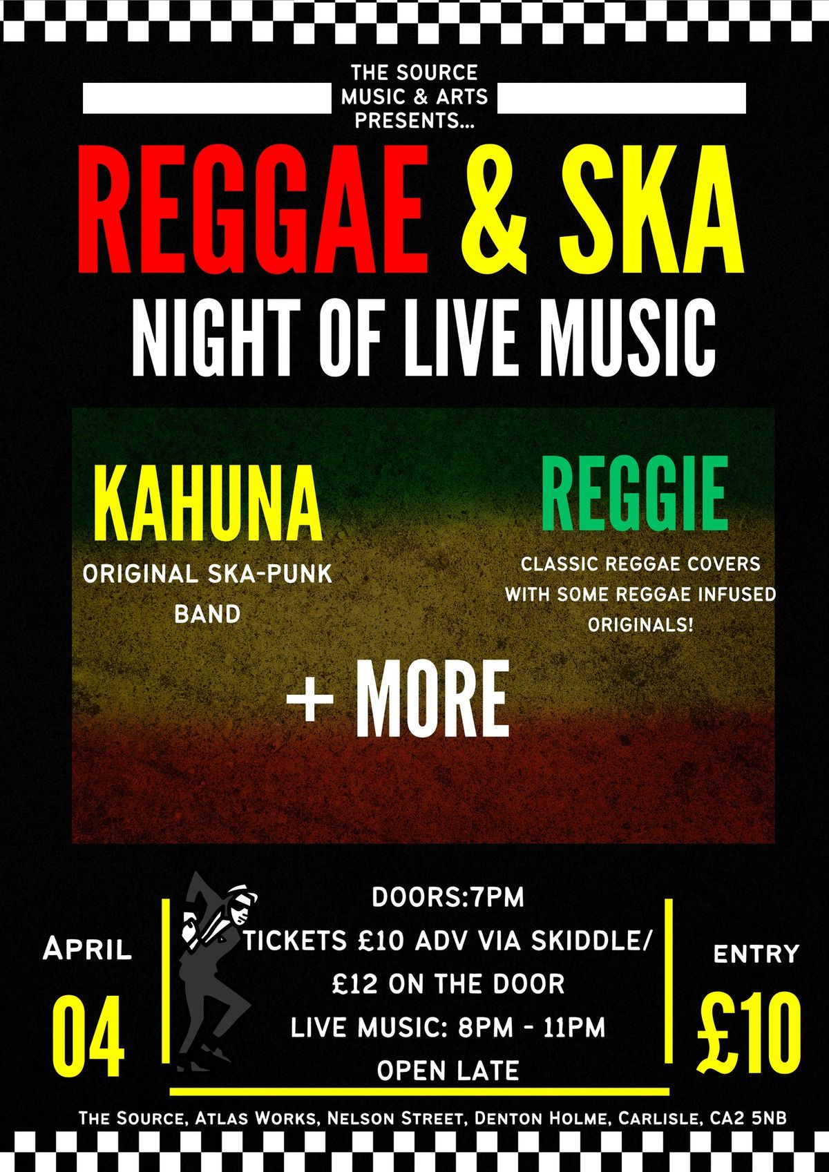 Kahuna + Reggie + More! (Ska & Reggae Night!)