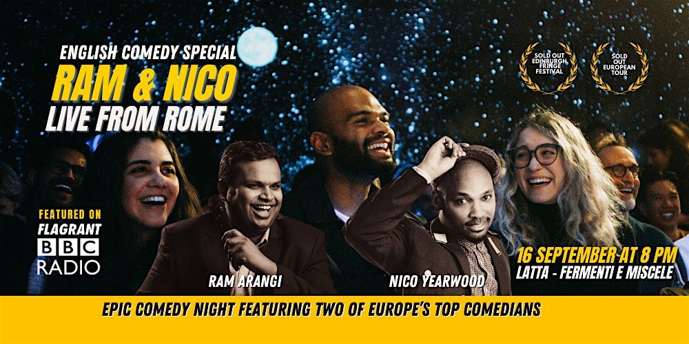 Ram & Nico - Stand up Comedy in English - Rome