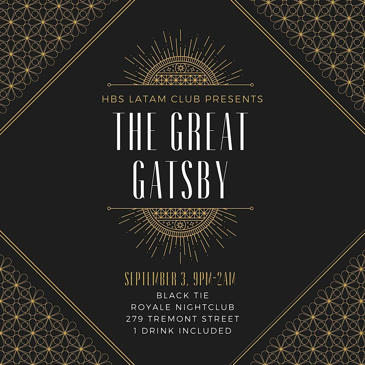 The Great Gatsby Party by HBS Latam Club