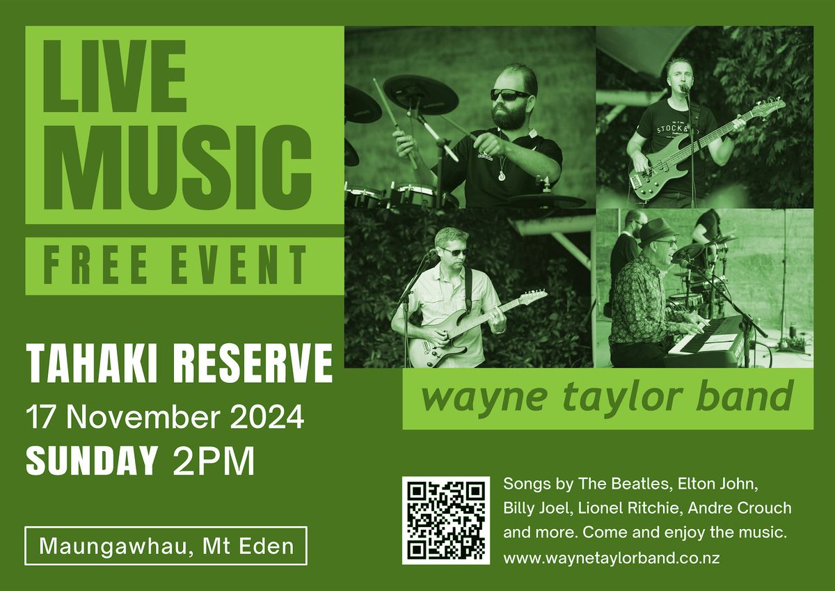 Wayne Taylor Band - Live at Tahaki Reserve