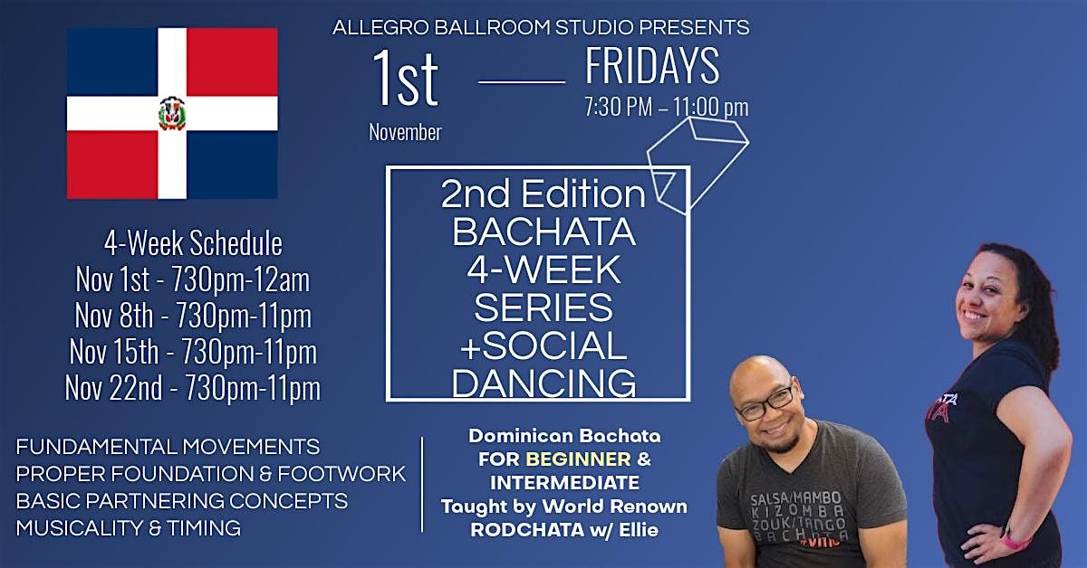 2nd Edition: Bachata Dominican 4-Week Training Series