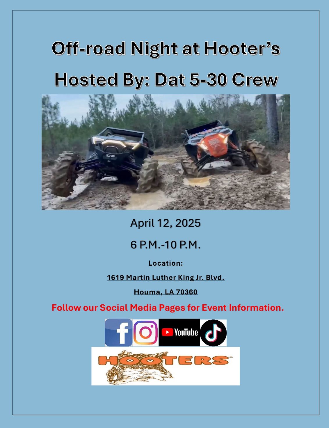 Off-Road Night Hosted by: Dat 5-30 Crew