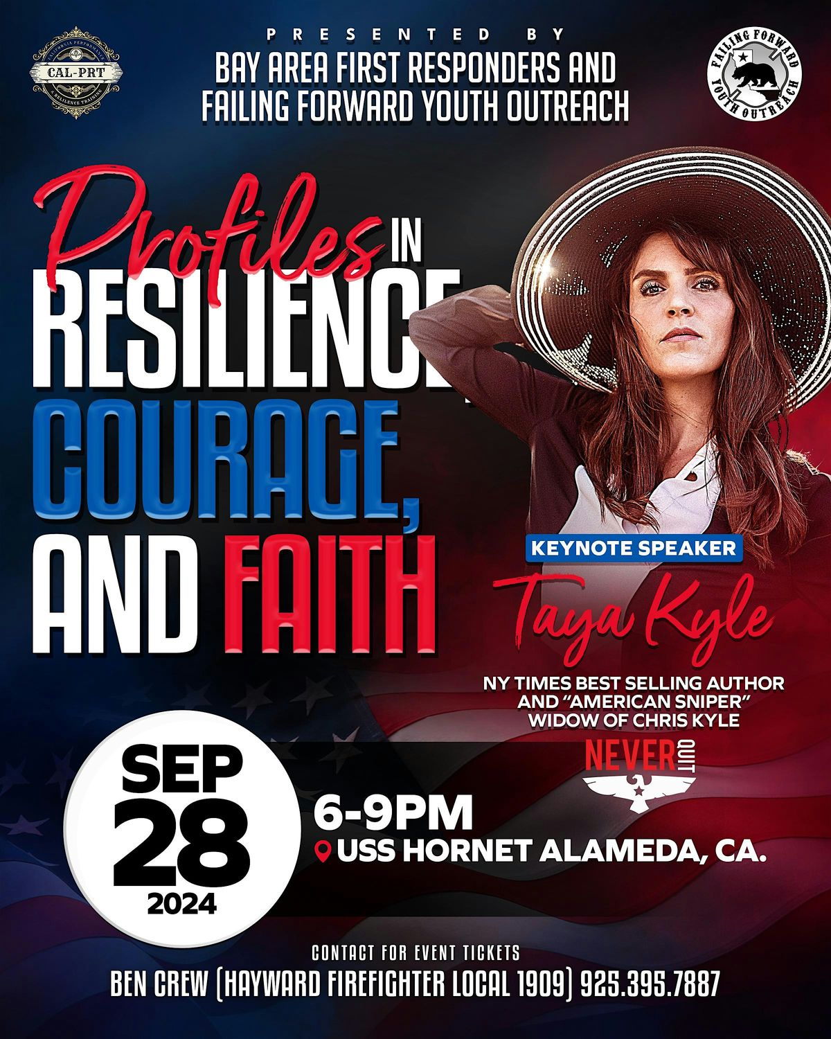 Profiles in Resilience, Courage, and Faith w\/ Keynote Speaker Taya Kyle