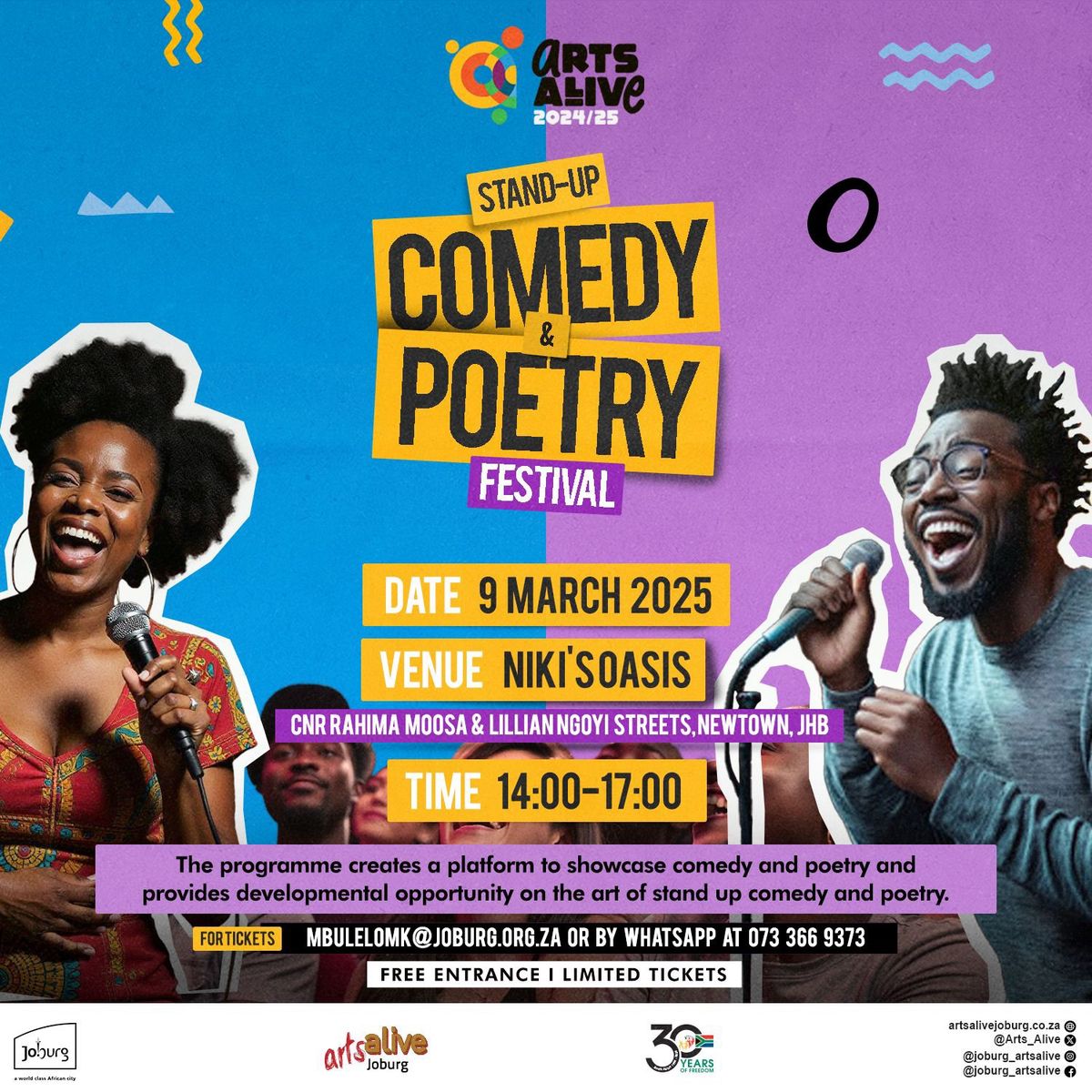 STAND-UP COMEDY AND POETRY FESTIVAL