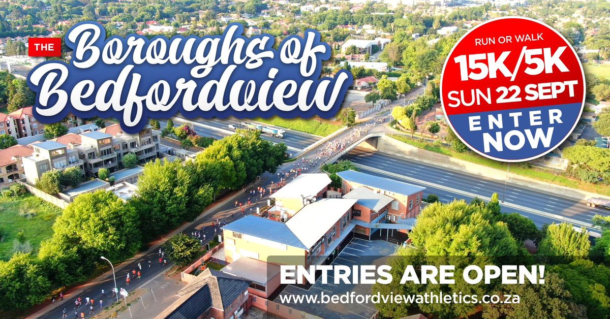 Boroughs of Bedfordview 15km & 5km