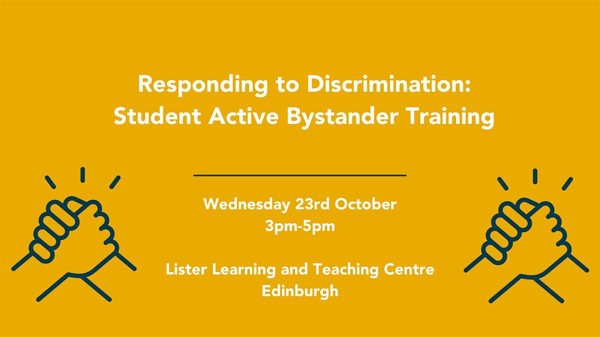 Responding to Discrimination: Student Active Bystander Training