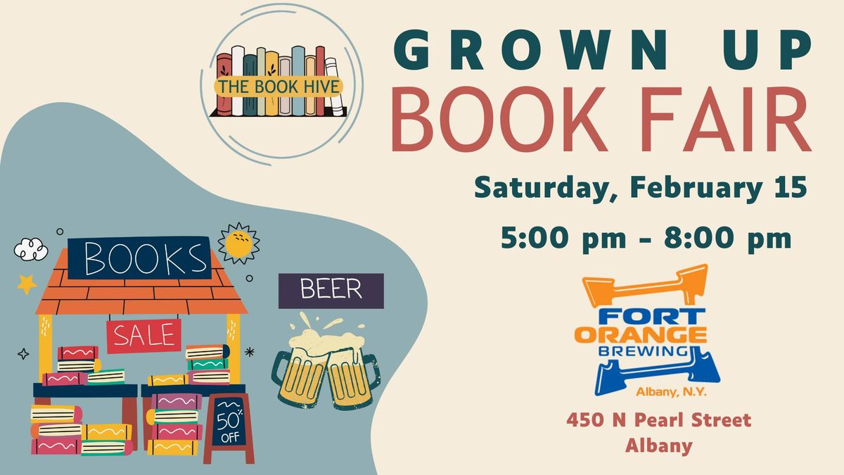 Grown-Up Book Fair at Fort Orange Brewing