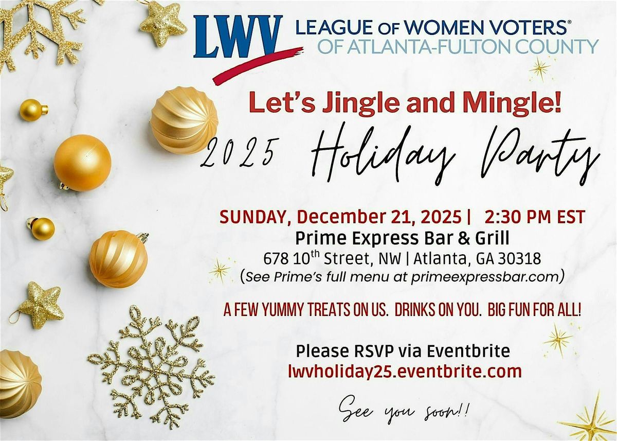 2025 LWVAF Holiday Party
