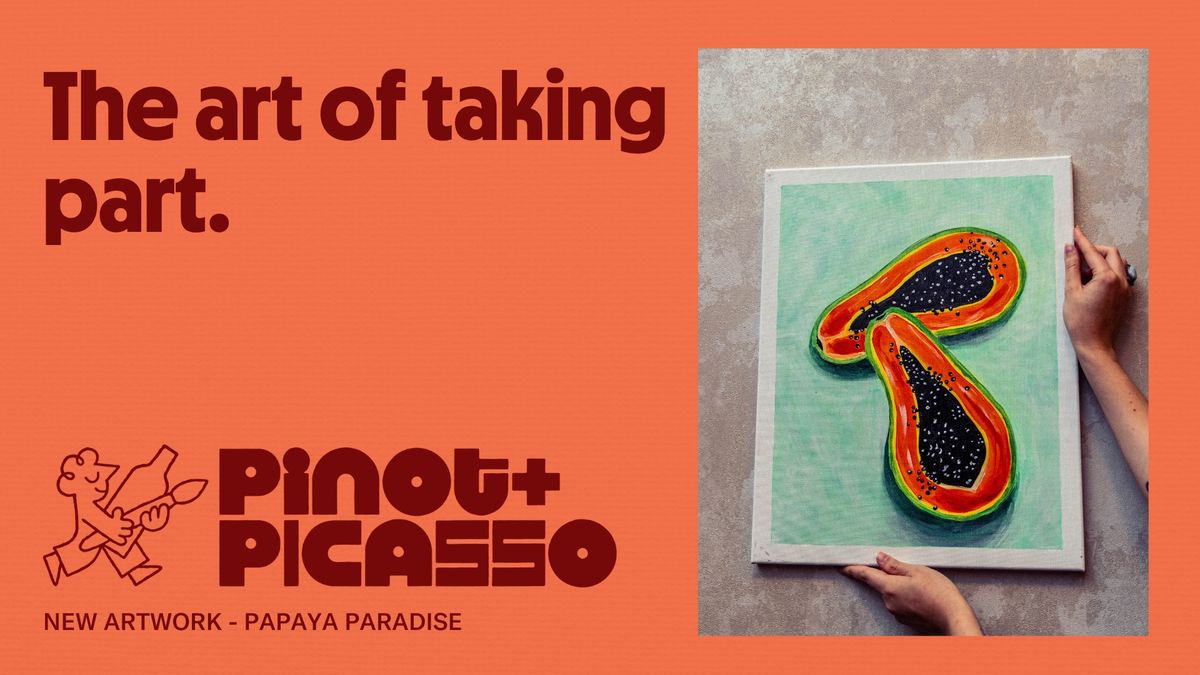 Paint and Sip: Papaya Paradise