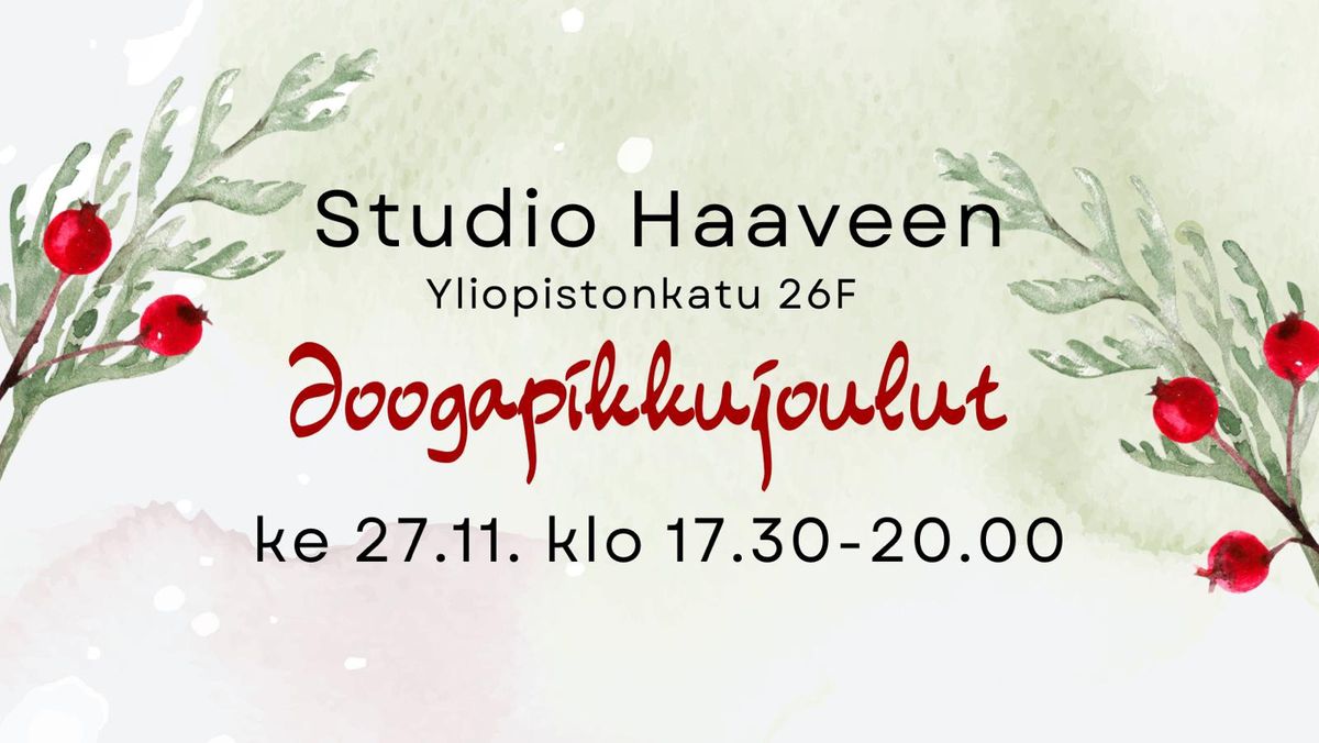 Studio Haaveen Joogapikkujoulut