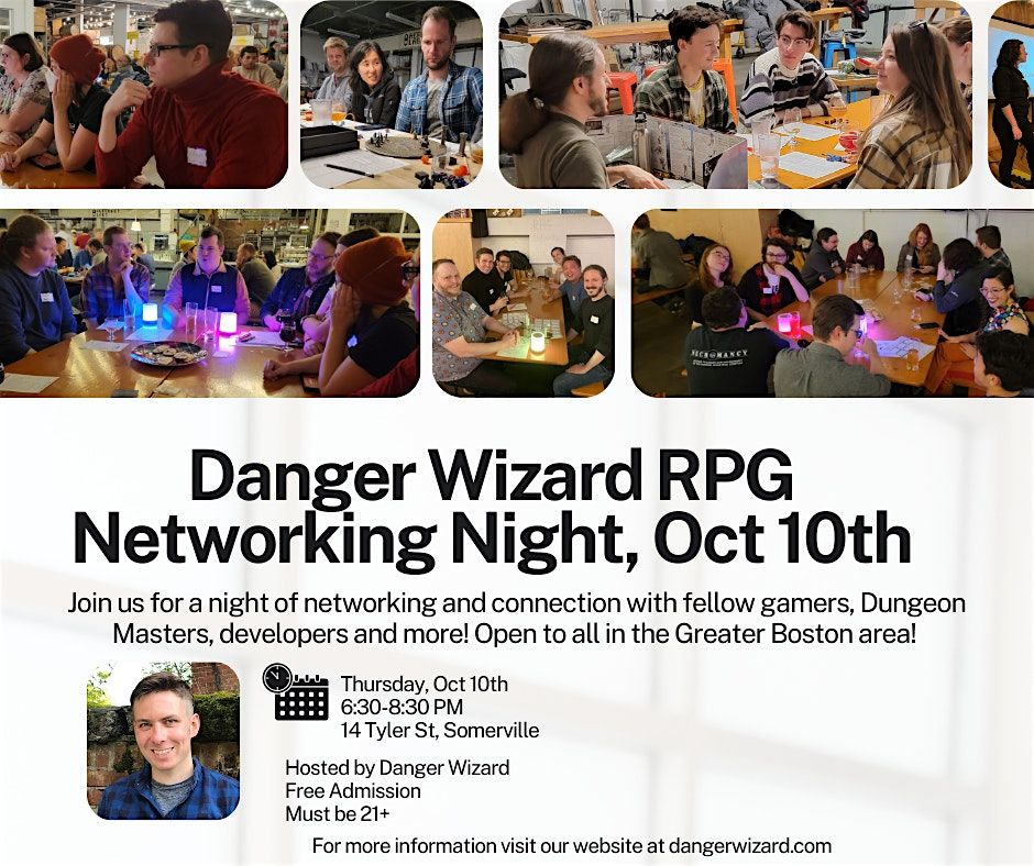 Danger Wizard RPG Networking Night