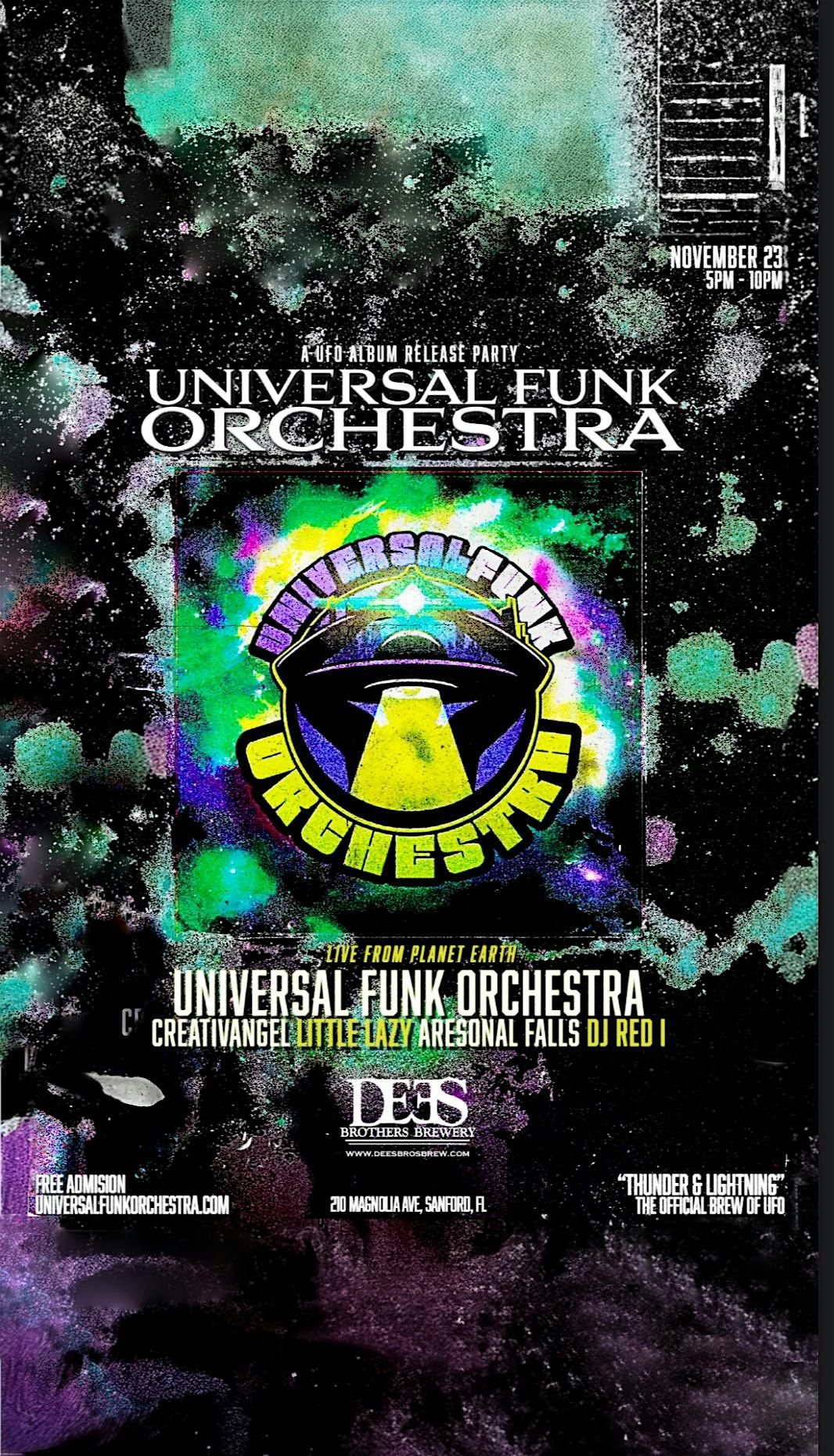 Universal Funk Orchestra - Album Launch - VIP PACKAGE