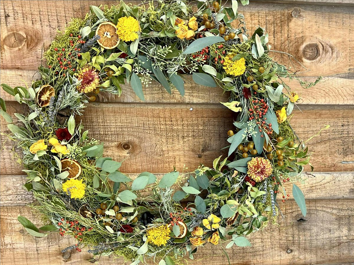 Foraging for Fall! It's a Wreath making class y'all