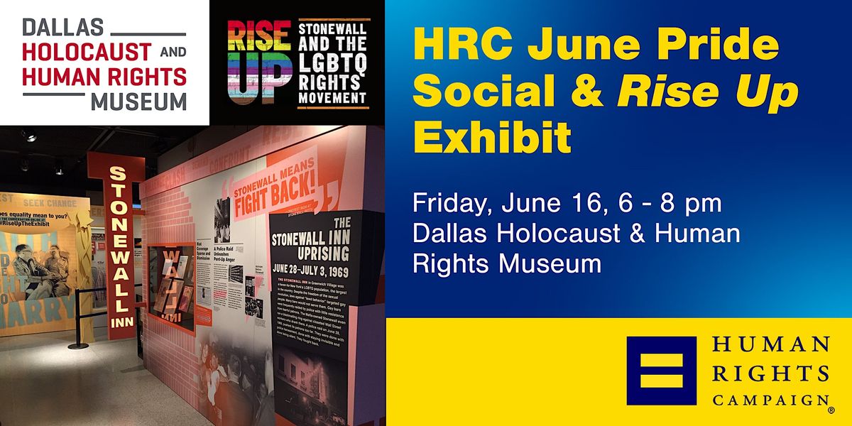 HRC May Social @ Holocaust & Human Rights Museum