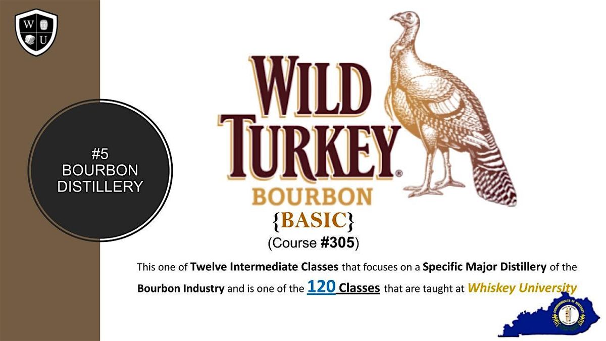 Wild Turkey Brands Tasting Class B.Y.O.B. (Course #305)