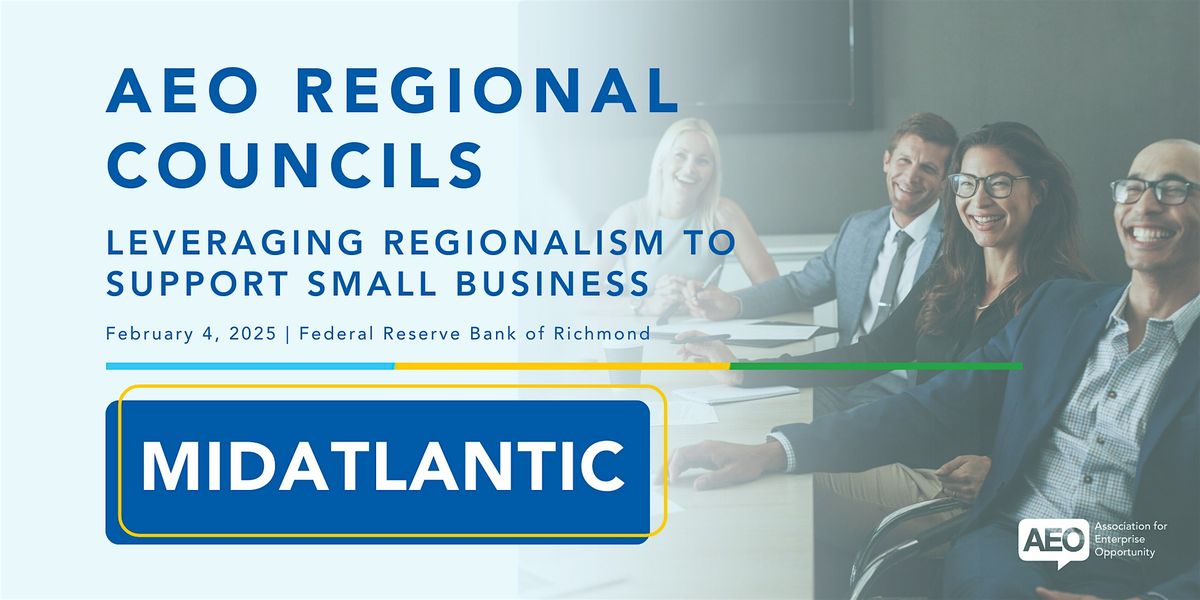 Leveraging Regionalism to Support Small Business MidAtlantic Region Launch