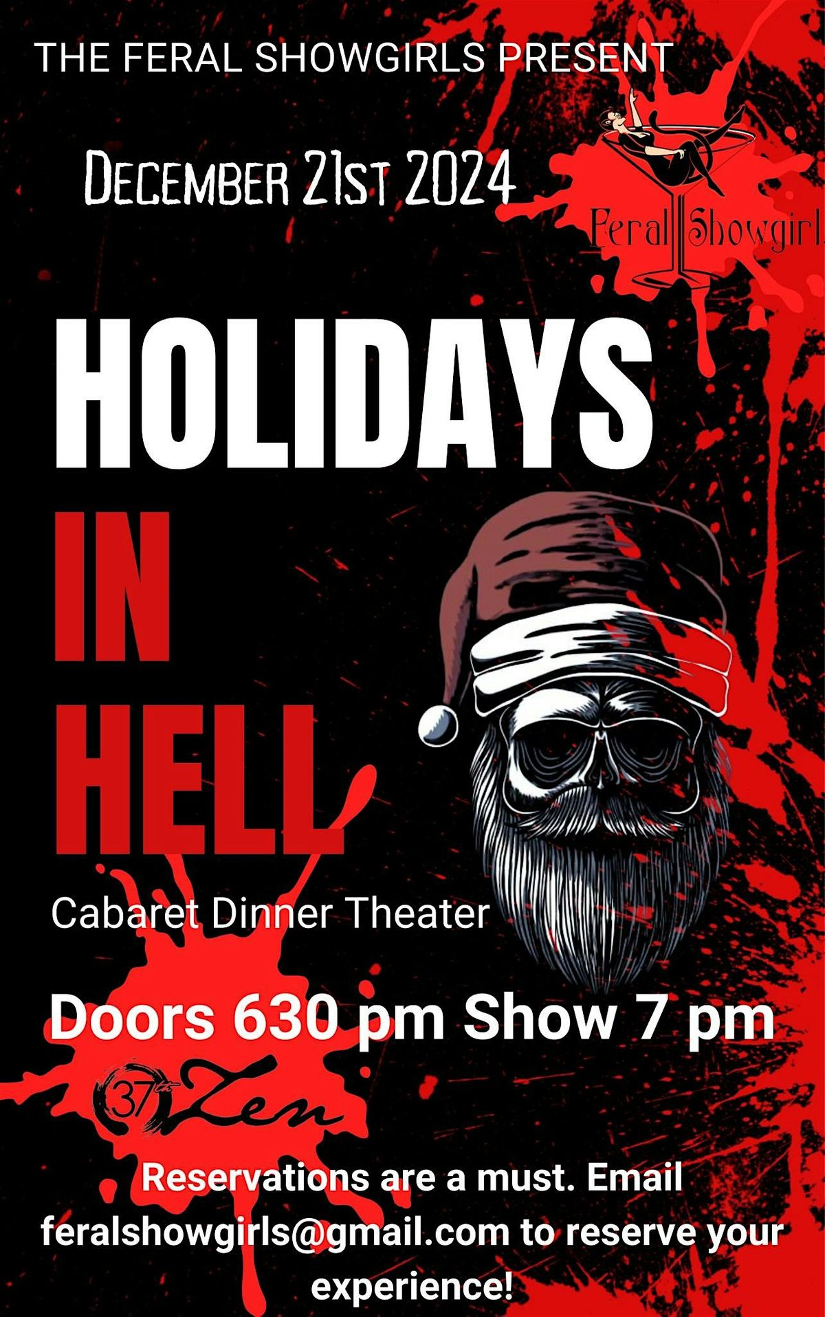 Cabaret Dinner Theater: Holidays in Hell!