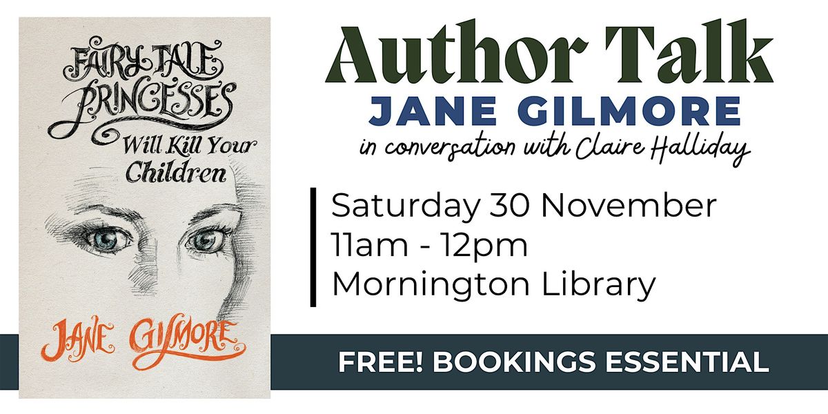 16 days of Activism Author Talk: Jane Gilmore - Mornington Library