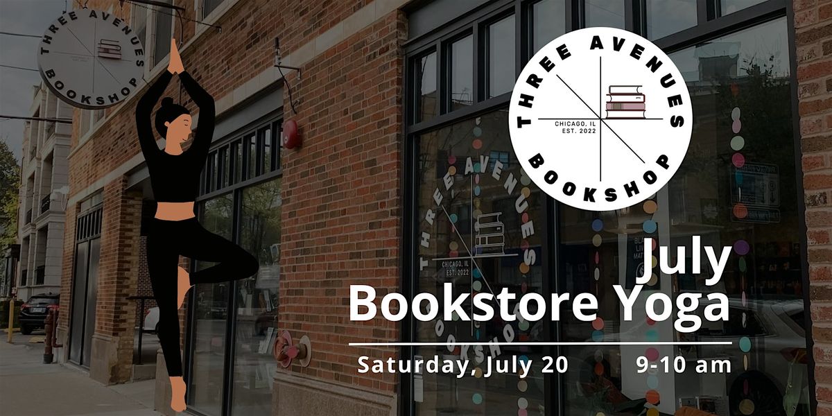 BYOMat Bookstore Yoga for July