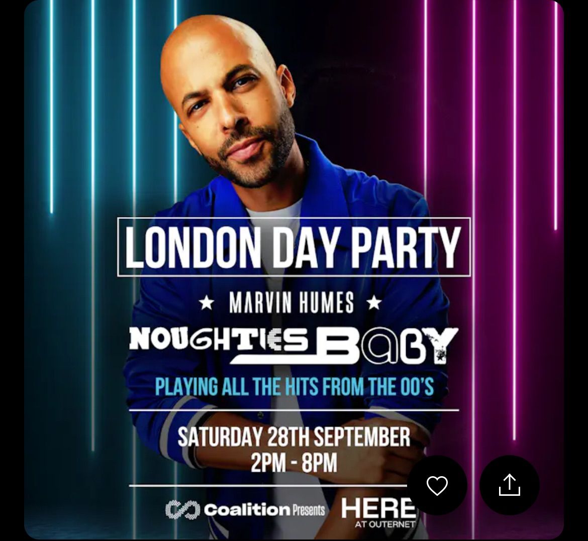 Marvin Humes: Noughties Baby London Day Party