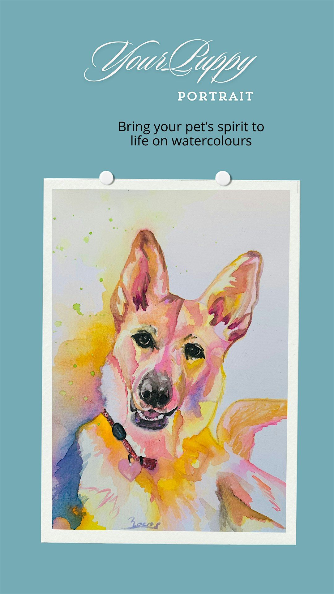 Paint your Puppy Portrait