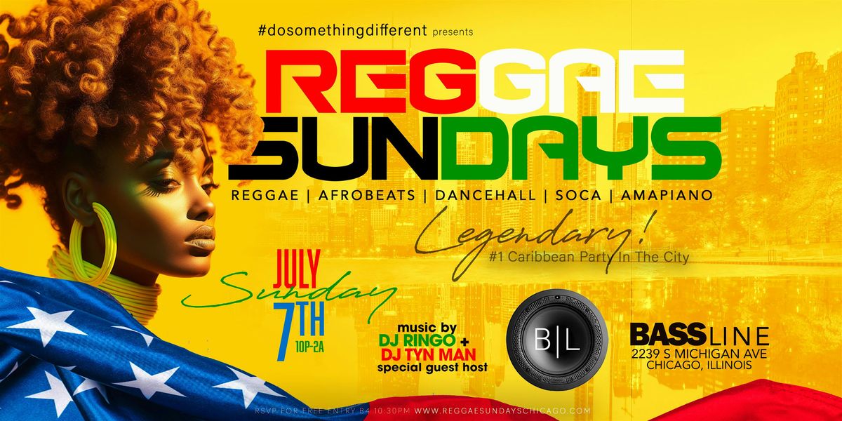 REGGAE SUNDAY \/\/ The #1 Caribbean Party In The City