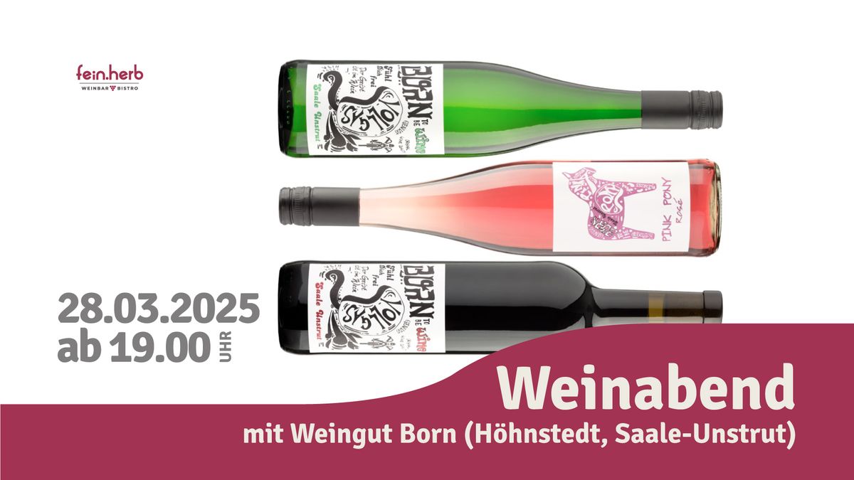 Weinabend mit Weingut Born (H\u00f6hnstedt, Saale-Unstrut)