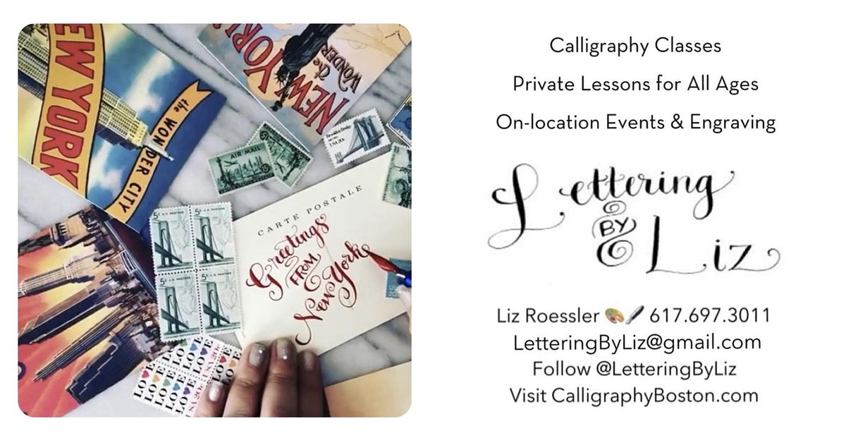 NYC Modern Calligraphy Class for Beginners