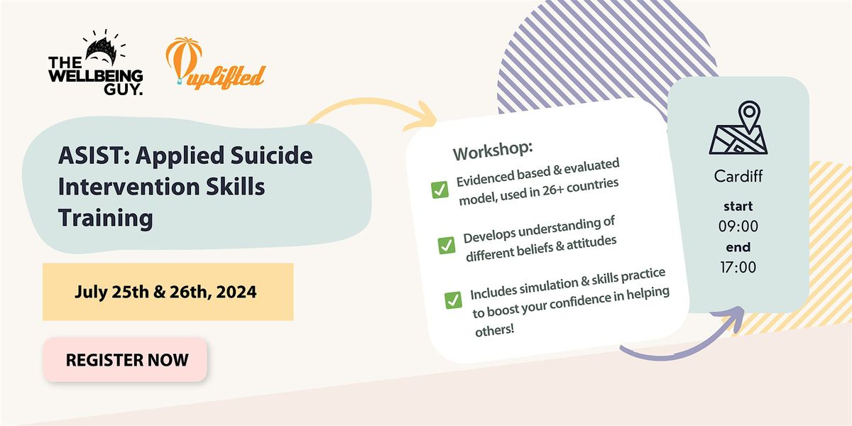 ASIST: Applied Suicide Intervention Skills Training (Cardiff, July 2024)