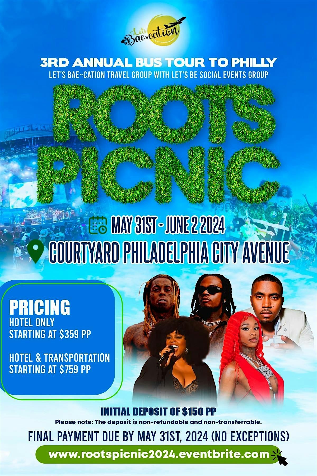 Roots Picnic 2024: DMV Bus Tour