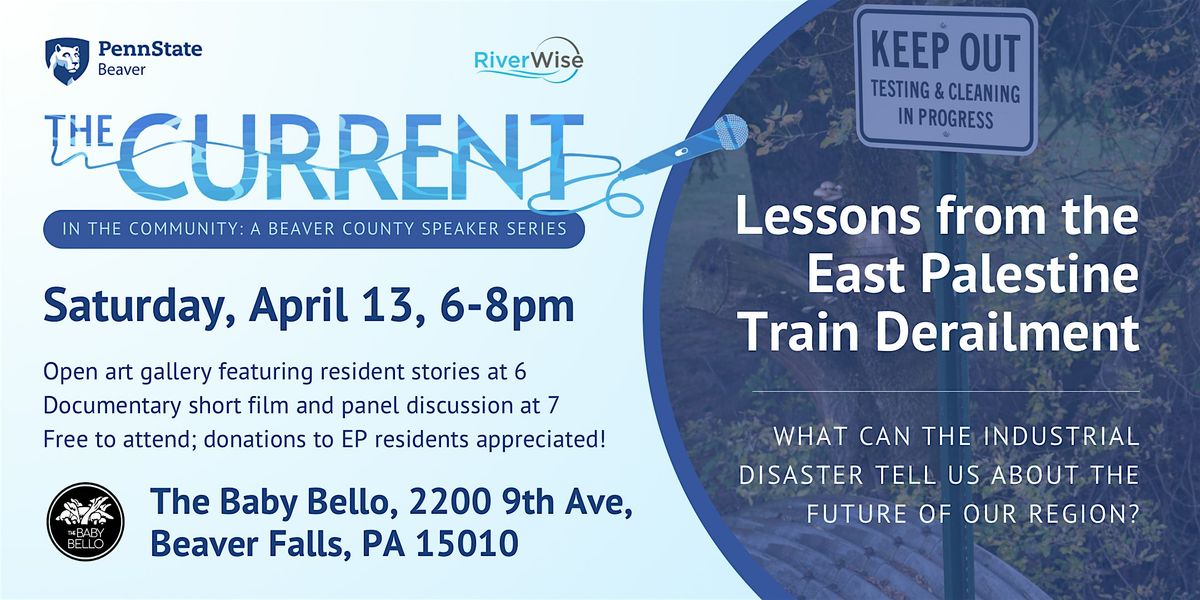 The Current in the Community - A Beaver County Speaker Series