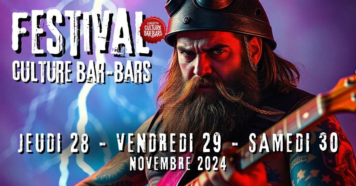 FESTIVAL CULTURE BAR-BARS - CONCERTS - GRATUIT