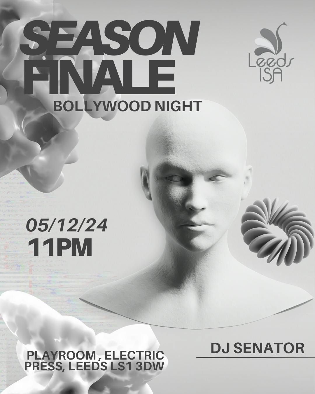 LEEDS ISA SEASON FINALE BOLLYWOOD NIGHT - PLAYROOM | THURSDAY 5TH DECEMBER