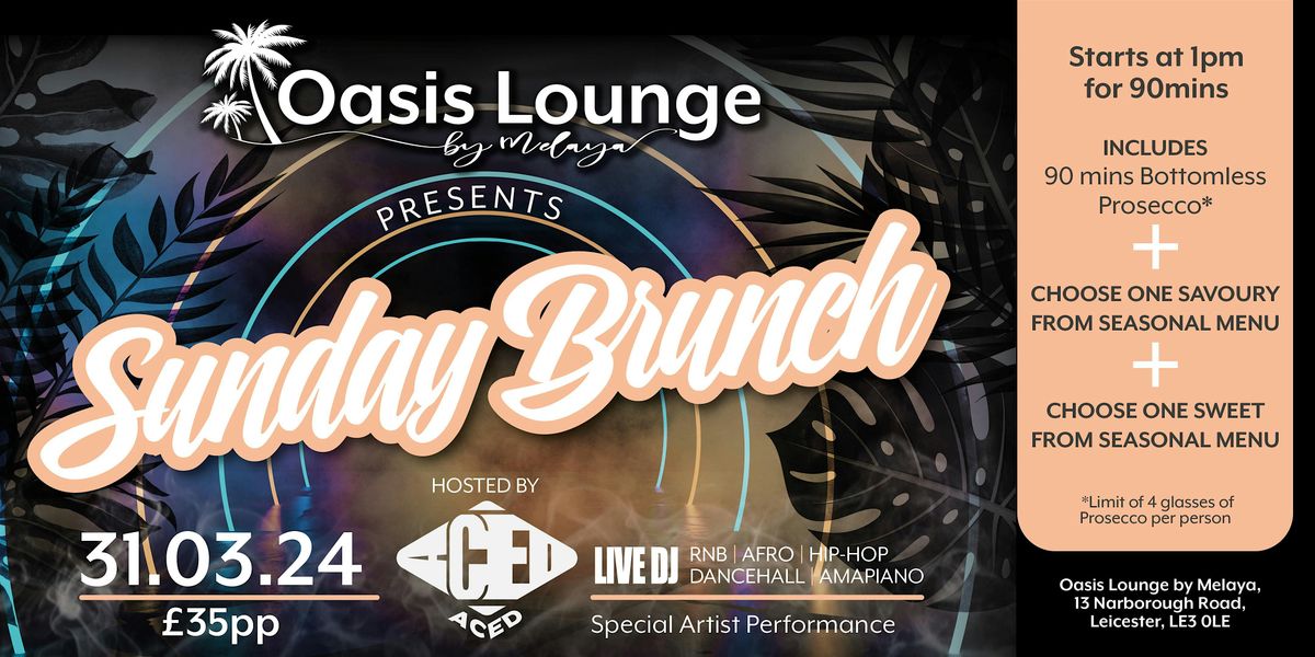OLBM presents: Sunday Brunch - Hosted by Aced
