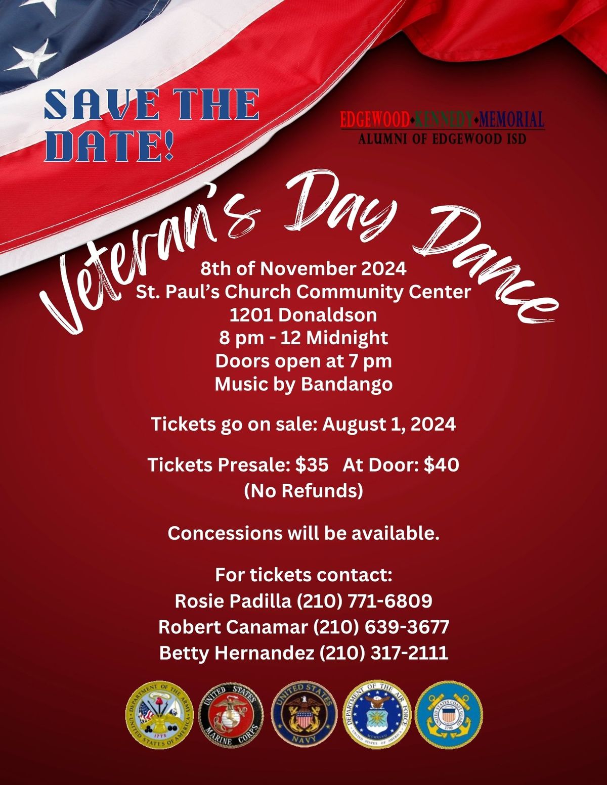 Edgewood Alumni Veterans Day Dance