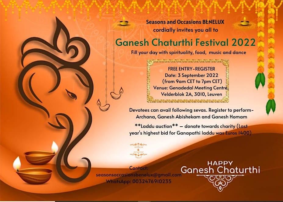 Ganesh Festival 2022 - Start of a new beginning - Let us get together