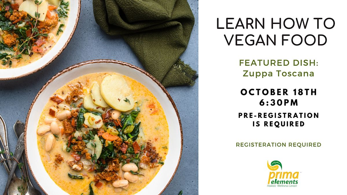 Learn to Cook VEGAN FOOD - Zuppa Toscana