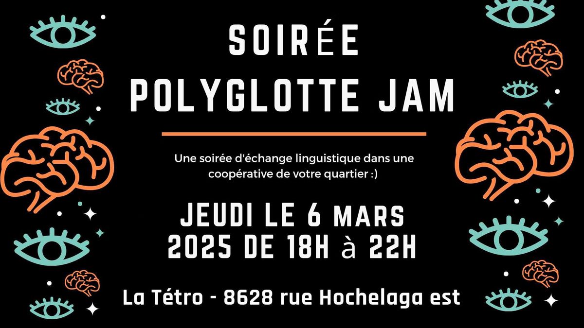 Soir\u00e9e polyglotte Jam \ud83d\udde3\ufe0f \u00e0 La T\u00e9tro